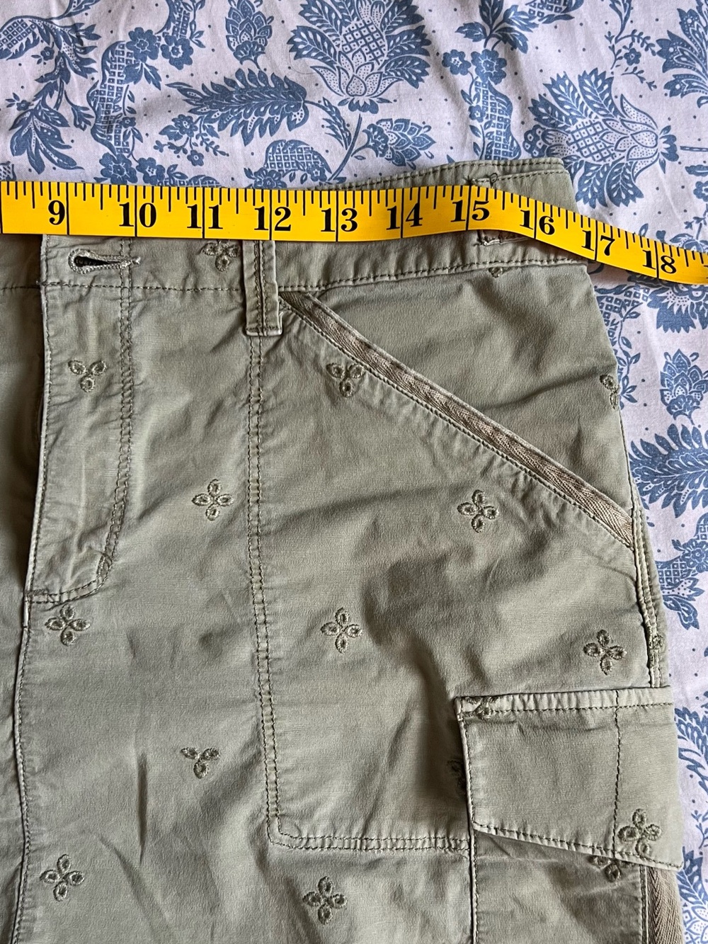 Sanctuary Olive Green Cargo Mini Skirt - Picture 9 of 9